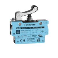 83254223 Crouzet Roller Lever Micro Switch, Screw Terminal, SPST, IP67