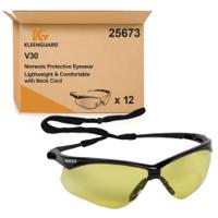 25673 Kimberly Clark V30 Nemesis Safety Glasses, Amber Polycarbonate Lens