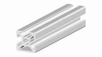 264-7859 RS PRO Silver Aluminium, Anodized Profile Strut, 20 x 20 mm, 6mm Groove, 3m Length