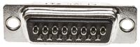 119998-2831 ITT Cannon ZD* 15 Way Panel Mount D-sub Connector Plug, 2.77mm Pitch