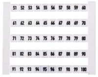 0473460051 Weidmuller, DEK Terminal Marker for use with  for use with Terminal Blocks