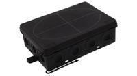 ka-016-bk WISKA KA Series Black Polypropylene, Polyurethane Junction Box, IP55, 125 x 86 x 41mm
