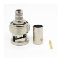 339975300 Van Damme Cable Mount BNC Connector, Crimp Termination, Straight Body