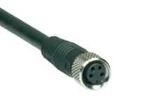 a-k4p-m8-s-g-5m-bk-2-x-x-2 Schmersal Circular Connector, 4 Contacts, Cable, M8 Connector, Socket, Female, IP65, IP67, A-K4P-M8 Series