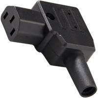 282-5502 RS PRO C13 Left Angle Cable Mount IEC Connector Socket, 10A, 250 V