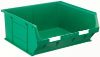 484-4179 RS PRO PP Storage Bin, 376mm x 419mm x 180mm, Green
