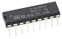 uln2804a STMicroelectronics ULN2804A NPN Darlington Transistor, 500 mA 50 V, 18-Pin PDIP