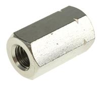 825-281 30mm Plain Stainless Steel Coupling Nut, M10, A2 304