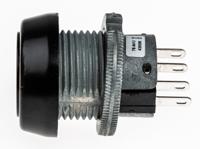 76-9410439088b ITW Switches 76-94 Series Illuminated Push Button Switch, Momentary, Panel Mount, 22mm Cutout, SPDT, Clear LED, 250V