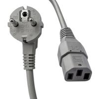 558-957 RS PRO Straight IEC C13 Socket to Straight CEE 7/7 Plug Power Cord, 2.5m