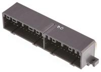174917-6 TE Connectivity, MULTILOCK 040/070 Female Connector Housing, 48 Way, 2 Row Right Angle