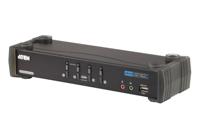 cs1784a Aten 4 Port USB DVI KVM Switch, Stereo 2560 x 1600 Maximum Resolution