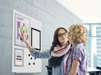 486823 Durable MagneticDURAFRAME® MAGNETIC Silver A3 Metal Information Frame, 446mm Height, 325mm Width