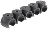 209-7848 Legris 5 Tubes Polymer Tube Clip, For Tube Diam. 12mm