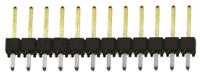 tsw-112-07-l-s Samtec TSW Series Straight Through Hole Pin Header, 12 Contact(s), 2.54 mm Pitch, 1 Row, Unshrouded