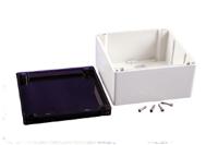 1554s2gysl Hammond 1554 Series Polycarbonate Enclosure, IP68, 6.3 x 6.3 x 3.5in