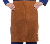 44-7124 Weldas Brown Reusable Leather Apron, 600mm