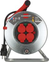 1207921 brennenstuhl 25m 4 Socket Type E - French Extension Reel, 230 V, IP44