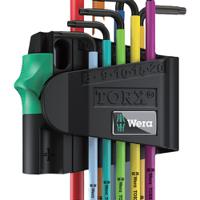 05073599001 Wera 9-Piece Torx Key Set, 150 x 80 x 30 mm Size, L Shape, Long Arm