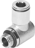npqm-lk-m5-q4-p10 Festo Elbow Threaded Adaptor, M5 Male to Push In 4 mm, Threaded-to-Tube Connection Style, 558817