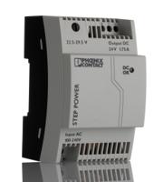 2868648 Phoenix Contact STEP POWER Switched Mode DIN Rail Power Supply, 85 → 264V ac ac Input, 24V dc dc Output, 1.75A