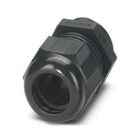 1411159 Phoenix Contact Black Polyamide Cable Gland, 1NPT in Thread, 25mm min., 18mm max., IP66, IP68