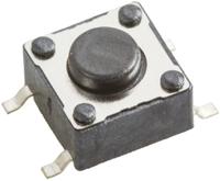 430182043816 Wurth Elektronik Black Tactile Switch, SPST 50 mA @ 12 V dc 0.9mm Surface Mount