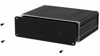 195-1526 RS PRO Black Aluminium Instrument Case, 220 x 169.8 x 53.8mm