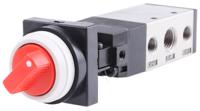 vfm350-02-34r SMC Twist Selector 5/2 Pneumatic Manual Control Valve VFM300 Series, Rc 1/4, 1/4in, III B