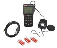 146-4652 RS PRO Light Meter, 0.01 fc, 0.1 lx to 99990lx, ±0.02 (XY/800 lx % @ Standard Illuminant A Measured), ±3 (EV