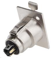 548-9133 RS PRO Panel Mount XLR Connector, Female, 5 Way, Silver Plating