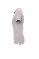 000841-0554-13001-xxl Payperwear VENICE LADY MELANGE Grey 10% Polyester, 90% Cotton Polo Shirt, UK- XXL, EUR- XXL