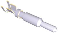 350552-3 TE Connectivity Universal MATE-N-LOK Series Male Crimp Terminal, 20AWG Min, 14AWG Max