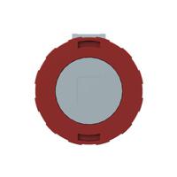 2cma166894r1000 Amphenol Industrial, 2CMA1 IP67, IP69 Red 3P+E Industrial Power Socket, Rated At 63A, 415 V