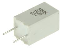 mmk5225k63j06l4bulk KEMET MMK Polyester Film Capacitor, 40 V ac, 63 V dc, ±10%, 2.2μF, Through Hole