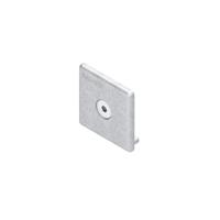 3842518205 Bosch Rexroth Black Die Cast Zinc, Galvanised Steel End Cap, 45 mm Strut Profile, 8mm Groove