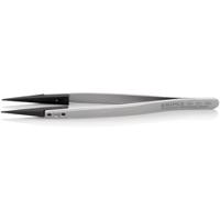 92-81-05 Knipex 130 mm, Stainless Steel, Carbon Fibre Reinforced Plastic, Smooth, ESD Tweezer