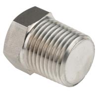222-6591 RS PRO Stainless Steel Pipe Fitting Hexagon Plug, Male NPT 1/2in