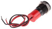 703-9014 RS PRO Red Panel Mount Indicator, 220V ac, 14mm Mounting Hole Size, Lead Wires Termination, IP67