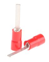 361-9304 Cembre Insulated Crimp Blade Terminal 13.2mm Blade Length, 0.25mm² to 1.5mm², 22AWG to 16AWG, Red