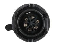 px0738p Bulgin Circular Connector, 6 Contacts, Panel, Standard Connector, Plug, Male, IP68, IP69K, Standard Buccaneer Series