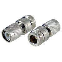 axa-nftm L-Com Straight Coaxial Adapter TNC Plug to N Socket 11GHz
