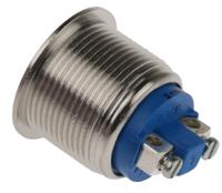 av191003c900 APEM Push Button Switch, Momentary, Panel Mount, 19.2mm Cutout, SPST, 24/48V dc
