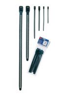 115-28898 HellermannTyton Cable Ties, Cable Ties, 880mm x 28 mm, Black TPU, Pk-3