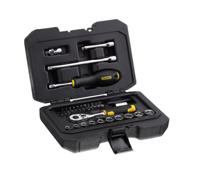stmt82828-1 Stanley 38-Piece Imperial 1/4 Standard Socket Set with Ratchet