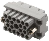 516-020-000-402 EDAC 516 20 Way D-sub Connector Socket