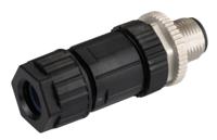m12a-12bmma-sl7001 Amphenol Industrial Circular Connector, 12 Contacts, Cable, M12 Connector, Plug, Male, IP67, M Series