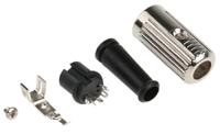 491-217 RS PRO 5 Pole Din Socket, 1A, 100 V ac, Push Lock, Female, Cable Mount