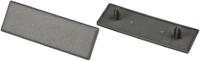 xdbe-22x66-l FlexLink Grey Rectangular End Cap, 22 mm, 66 mm Strut Profile, 5.5mm Groove