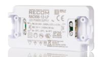 racv06-12-lp Recom LED Driver, 12V dc Output, 6W Output, 500mA Output, Constant Voltage
